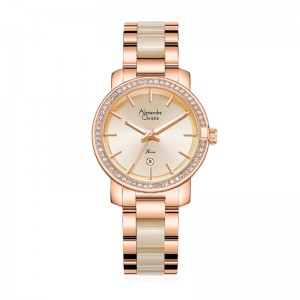 Alexandre Christie AC 2B23 Rosegold Ivory Acrylic LDBRGRGSL